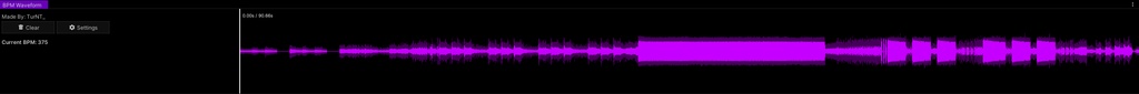 BPM Waveform (Music Overlay Script)