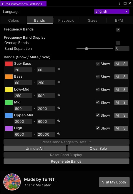 BPM Waveform (Music Overlay Script)