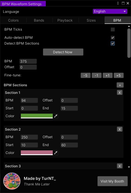 BPM Waveform (Music Overlay Script)