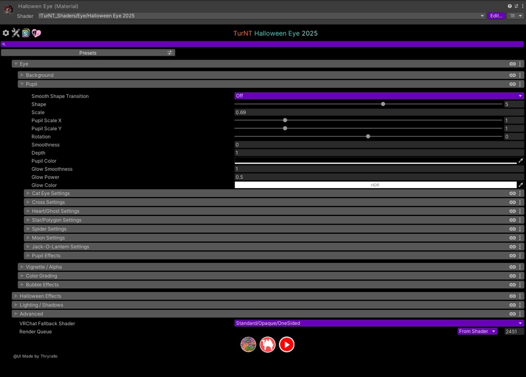Halloween 2025 Eye Shader ハロウィン2025 アイシェーダー