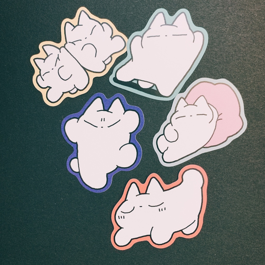 ネコみたいなやつ　ステッカーセット