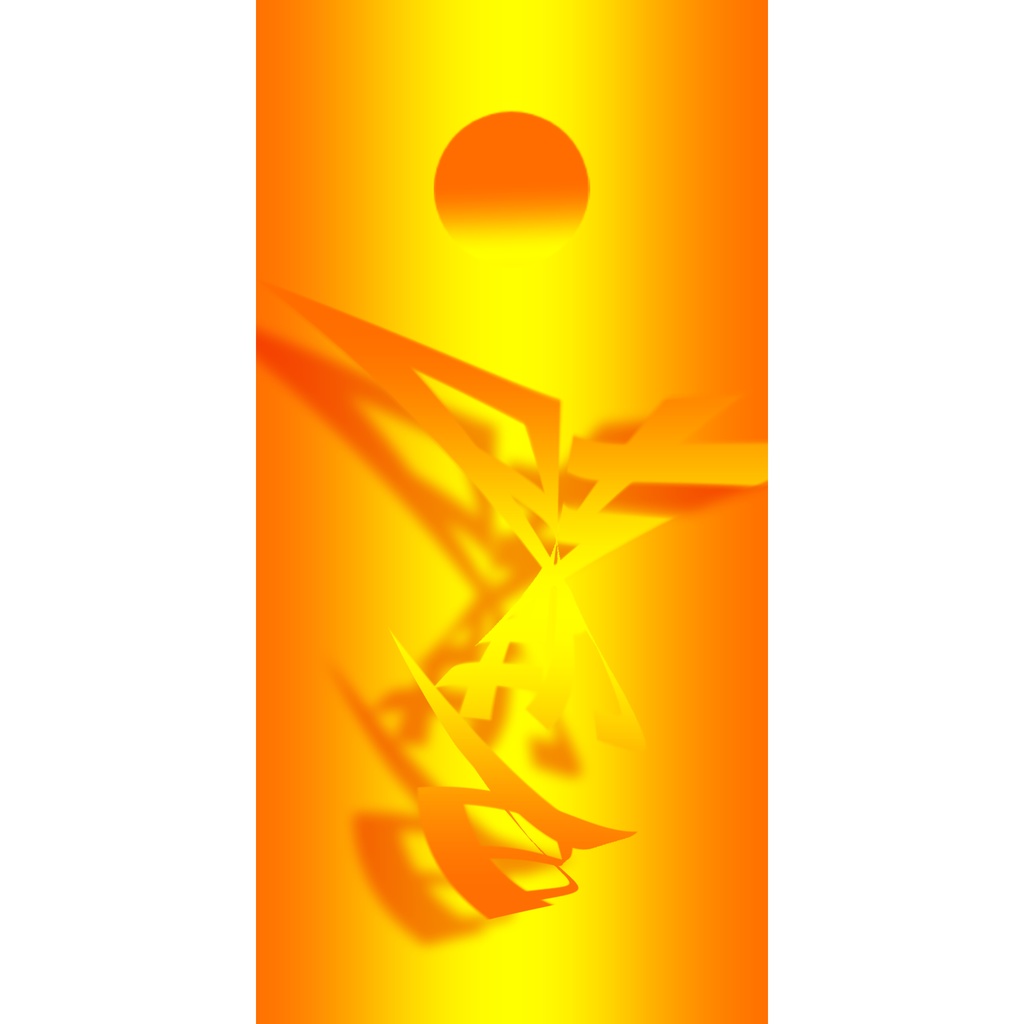 スマホ金運お守り壁紙 幸運番号aaa Golden Fortune Art Gallery Booth