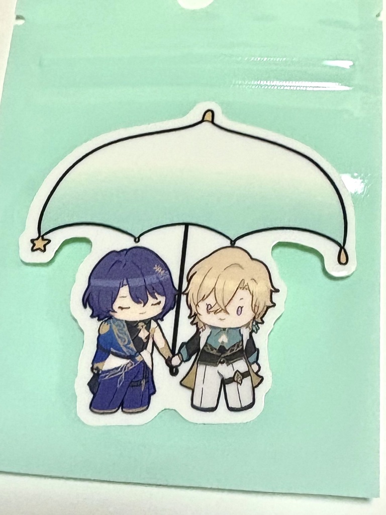 相合傘ステッカー