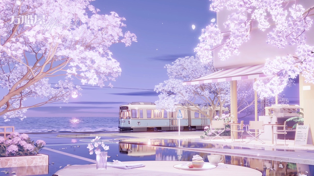 春と花の宴 春の日シリーズ|VTuber・動く配信背景