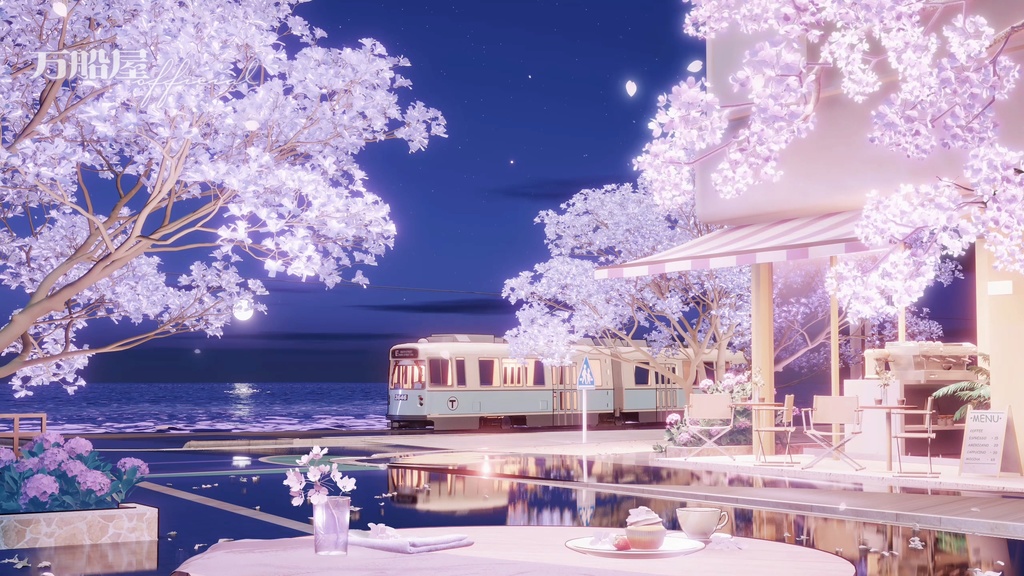 春と花の宴 春の日シリーズ|VTuber・動く配信背景