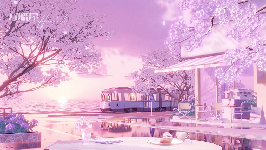 春と花の宴 春の日シリーズ|VTuber・動く配信背景