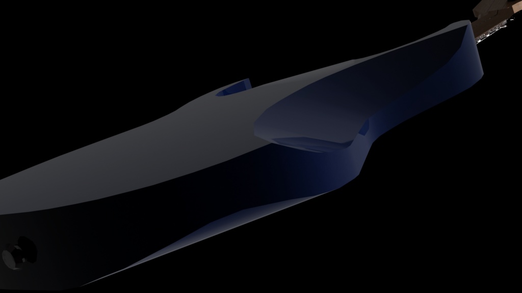 RG type Electric Guitar エレクトリックギター 3D model for VRChat等【MA設定済】