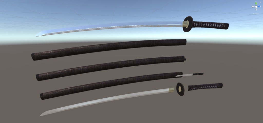 オリジナル打刀『亡斷貫』 小柄付き Boutanuki Katana with Kozuka Knife for VRC等