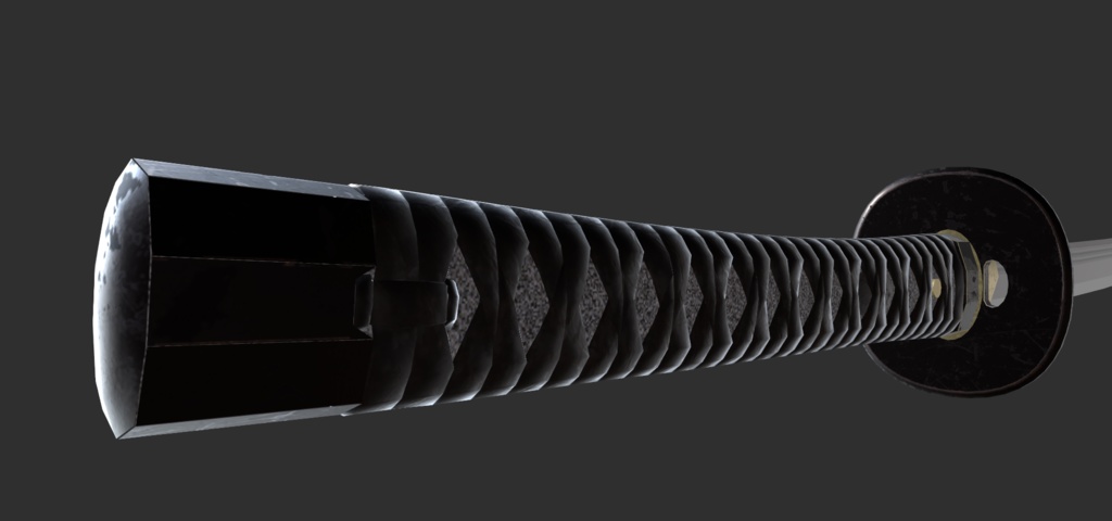 オリジナル打刀『亡斷貫』 小柄付き Boutanuki Katana with Kozuka Knife for VRC等