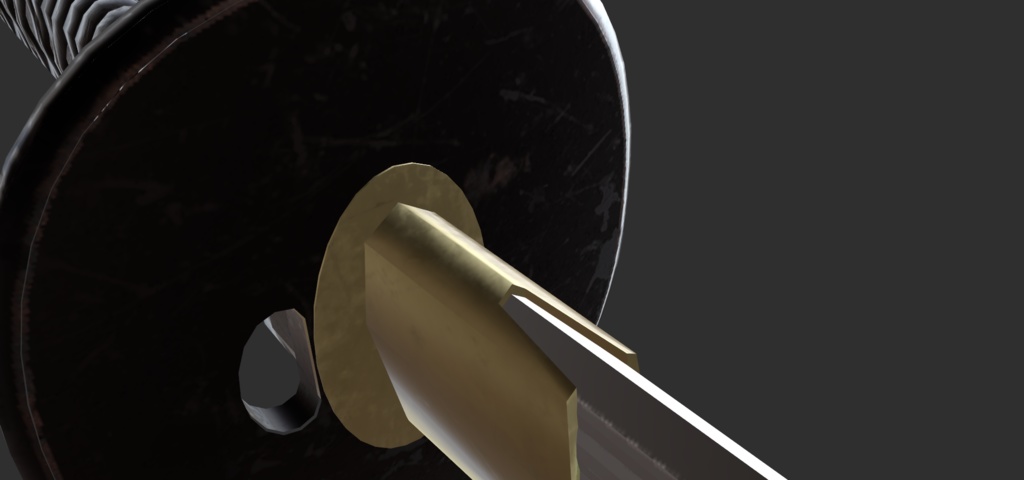 オリジナル打刀『亡斷貫』 小柄付き Boutanuki Katana with Kozuka Knife for VRC等