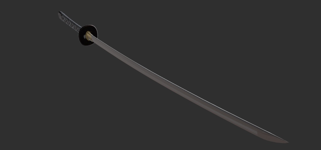 オリジナル打刀『亡斷貫』 小柄付き Boutanuki Katana with Kozuka Knife for VRC等