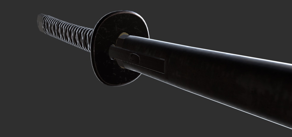 オリジナル打刀『亡斷貫』 小柄付き Boutanuki Katana with Kozuka Knife for VRC等