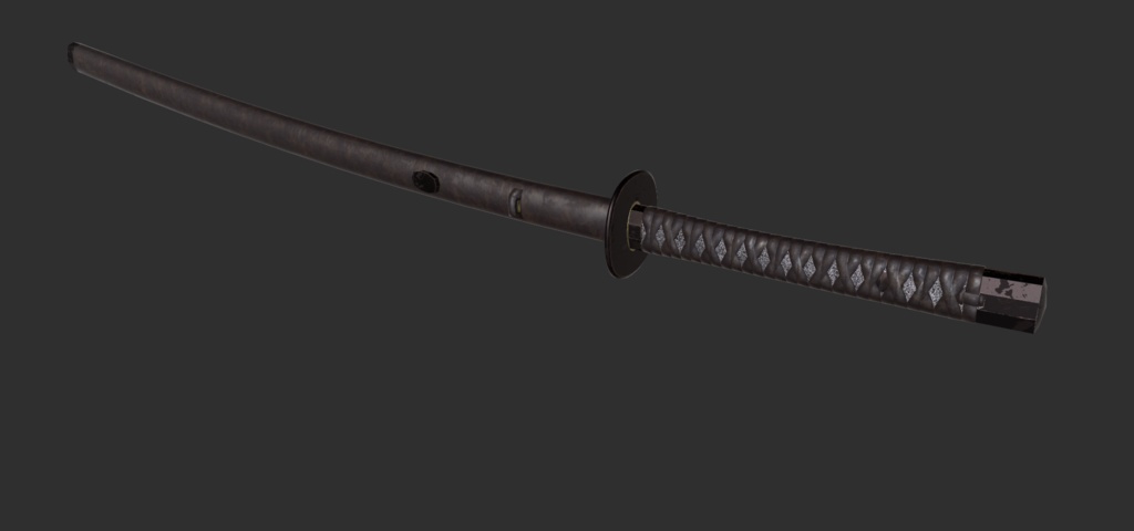 オリジナル打刀『亡斷貫』 小柄付き Boutanuki Katana with Kozuka Knife for VRC等