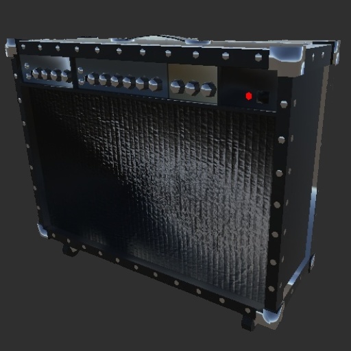 ソリッドステートギターアンプ Solid-State Guitar AMP 3D-model