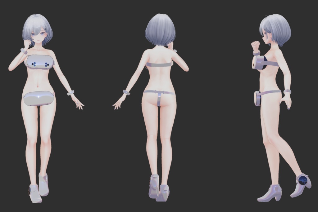 【7アバター対応】HumbleMarvelousDress Type-Q(ハンブルマーベラスドレス タイプQ)【MA設定済】【KIKYO】【Hakuu】【Manuka】【mao】【ririka】【mizuki】【rurune】【VRChat】