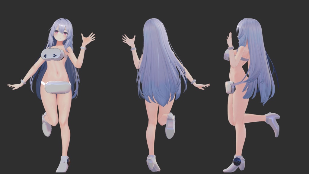 【7アバター対応】HumbleMarvelousDress Type-Q(ハンブルマーベラスドレス タイプQ)【MA設定済】【KIKYO】【Hakuu】【Manuka】【mao】【ririka】【mizuki】【rurune】【VRChat】