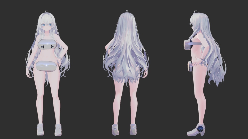 【7アバター対応】HumbleMarvelousDress Type-Q(ハンブルマーベラスドレス タイプQ)【MA設定済】【KIKYO】【Hakuu】【Manuka】【mao】【ririka】【mizuki】【rurune】【VRChat】