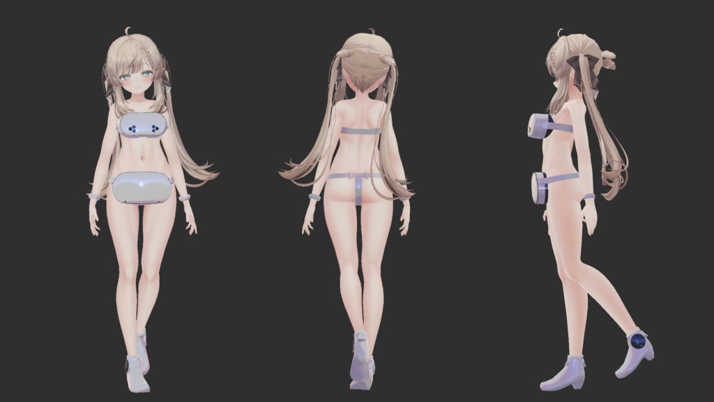 【7アバター対応】HumbleMarvelousDress Type-Q(ハンブルマーベラスドレス タイプQ)【MA設定済】【KIKYO】【Hakuu】【Manuka】【mao】【ririka】【mizuki】【rurune】【VRChat】