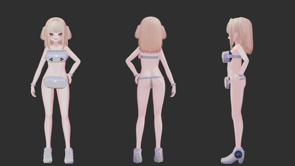 【7アバター対応】HumbleMarvelousDress Type-Q(ハンブルマーベラスドレス タイプQ)【MA設定済】【KIKYO】【Hakuu】【Manuka】【mao】【ririka】【mizuki】【rurune】【VRChat】