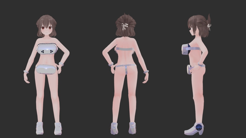 【9アバター対応】HumbleMarvelousDress Type-Q(ハンブルマーベラスドレス タイプQ)【MA設定済】【KIKYO】【Hakuu】【Manuka】【mao】【ririka】【mizuki】【rurune】【Chocolatta】【Milltina】【VRChat】