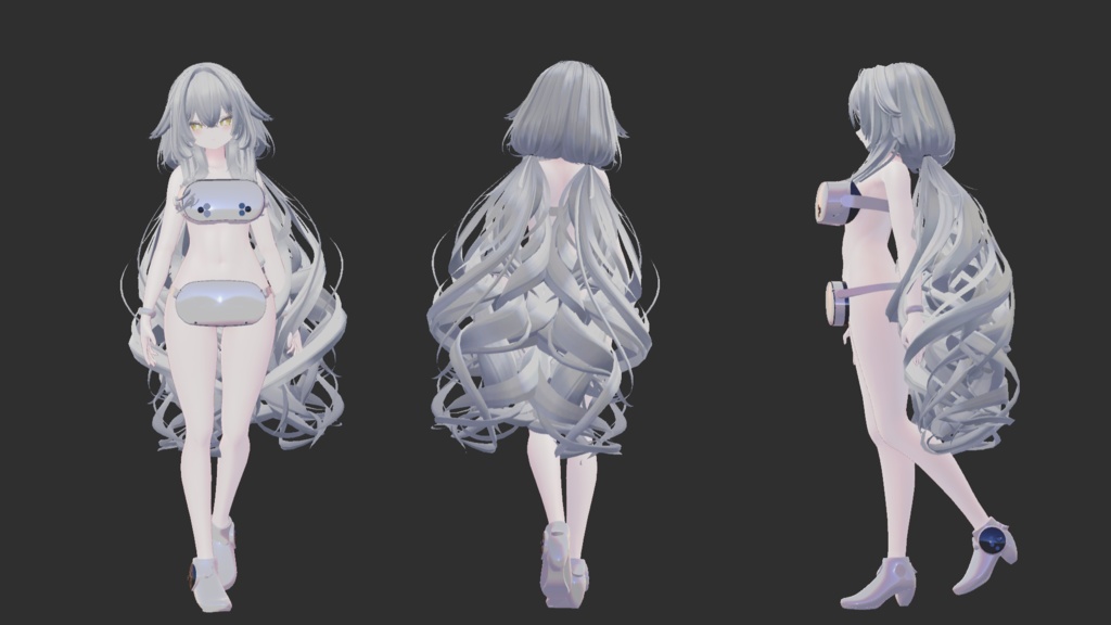 【7アバター対応】HumbleMarvelousDress Type-Q(ハンブルマーベラスドレス タイプQ)【MA設定済】【KIKYO】【Hakuu】【Manuka】【mao】【ririka】【mizuki】【rurune】【VRChat】