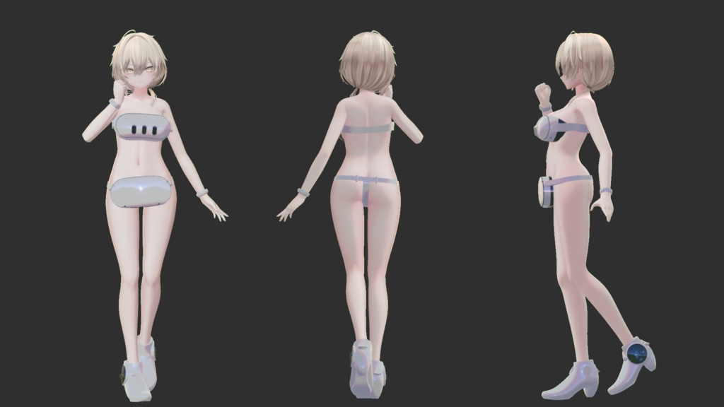 【7アバター対応】HumbleMarvelousDress Type-Q(ハンブルマーベラスドレス タイプQ)【MA設定済】【KIKYO】【Hakuu】【Manuka】【mao】【ririka】【mizuki】【rurune】【VRChat】