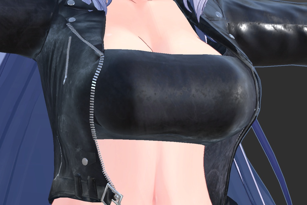 【3アバター対応】R.T.T.R.11Colors(ライダース チューブトップ タイトミニスカ リングブーツ マテリアル11色セット)【MA設定済】【KIKYO】【mizuki】【rurune】【VRChat】