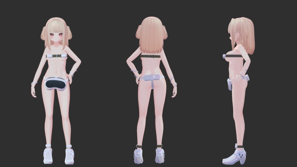 【7アバター対応】HumbleMarvelousDress Type-P(ハンブルマーベラスドレス タイプP)【MA設定済】【KIKYO】【Hakuu】【Manuka】【mao】【ririka】【mizuki】【rurune】【VRChat】