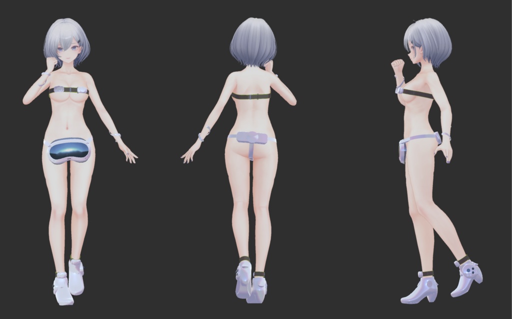 【7アバター対応】HumbleMarvelousDress Type-P(ハンブルマーベラスドレス タイプP)【MA設定済】【KIKYO】【Hakuu】【Manuka】【mao】【ririka】【mizuki】【rurune】【VRChat】