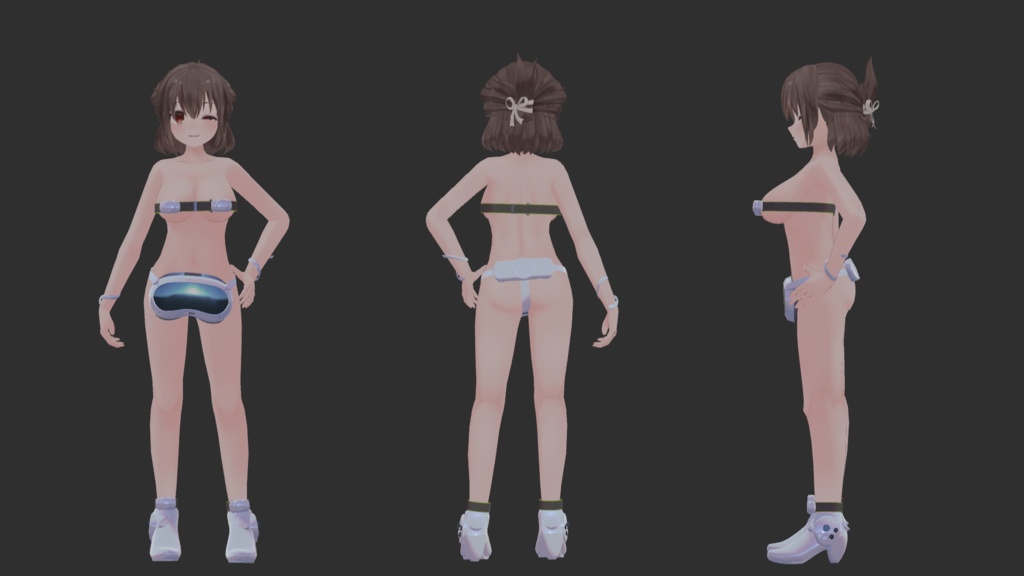 【9アバター対応】HumbleMarvelousDress Type-P(ハンブルマーベラスドレス タイプP)【MA設定済】【KIKYO】【Hakuu】【Manuka】【mao】【ririka】【mizuki】【rurune】【Chocolatta】【Milltina】【VRChat】