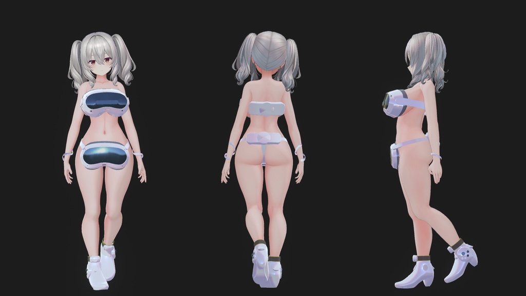 【9アバター対応】HumbleMarvelousDress Type-P(ハンブルマーベラスドレス タイプP)【MA設定済】【KIKYO】【Hakuu】【Manuka】【mao】【ririka】【mizuki】【rurune】【Chocolatta】【Milltina】【VRChat】