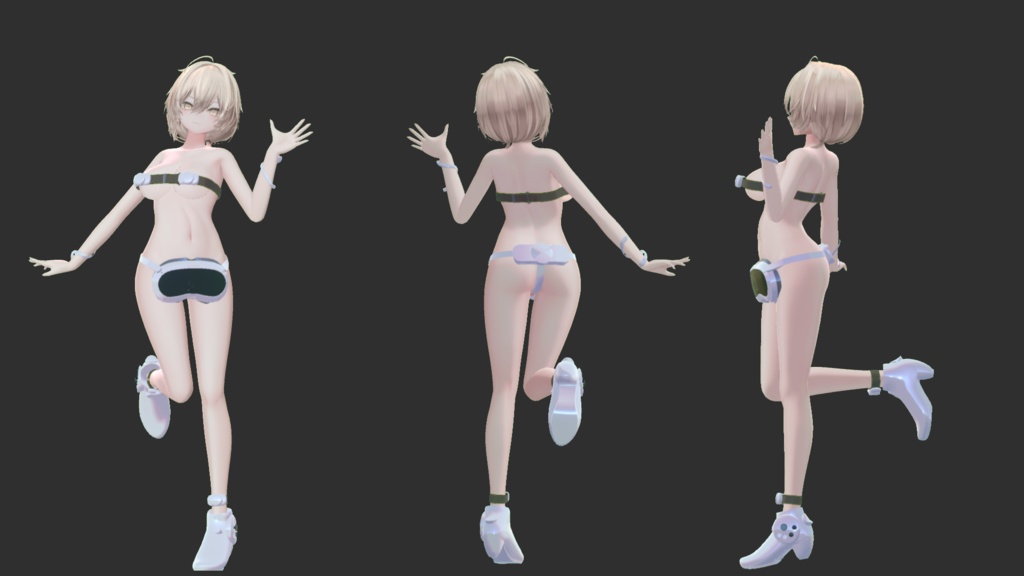 【7アバター対応】HumbleMarvelousDress Type-P(ハンブルマーベラスドレス タイプP)【MA設定済】【KIKYO】【Hakuu】【Manuka】【mao】【ririka】【mizuki】【rurune】【VRChat】