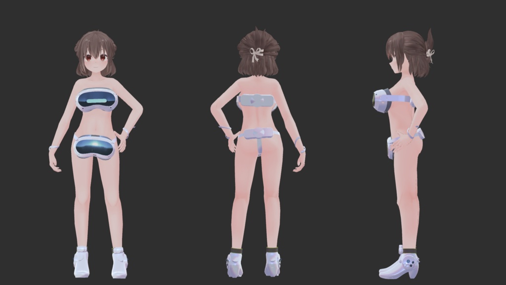 【9アバター対応】HumbleMarvelousDress Type-P(ハンブルマーベラスドレス タイプP)【MA設定済】【KIKYO】【Hakuu】【Manuka】【mao】【ririka】【mizuki】【rurune】【Chocolatta】【Milltina】【VRChat】