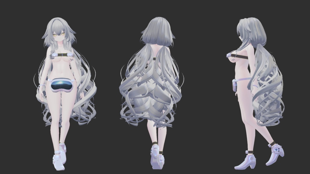 【7アバター対応】HumbleMarvelousDress Type-P(ハンブルマーベラスドレス タイプP)【MA設定済】【KIKYO】【Hakuu】【Manuka】【mao】【ririka】【mizuki】【rurune】【VRChat】