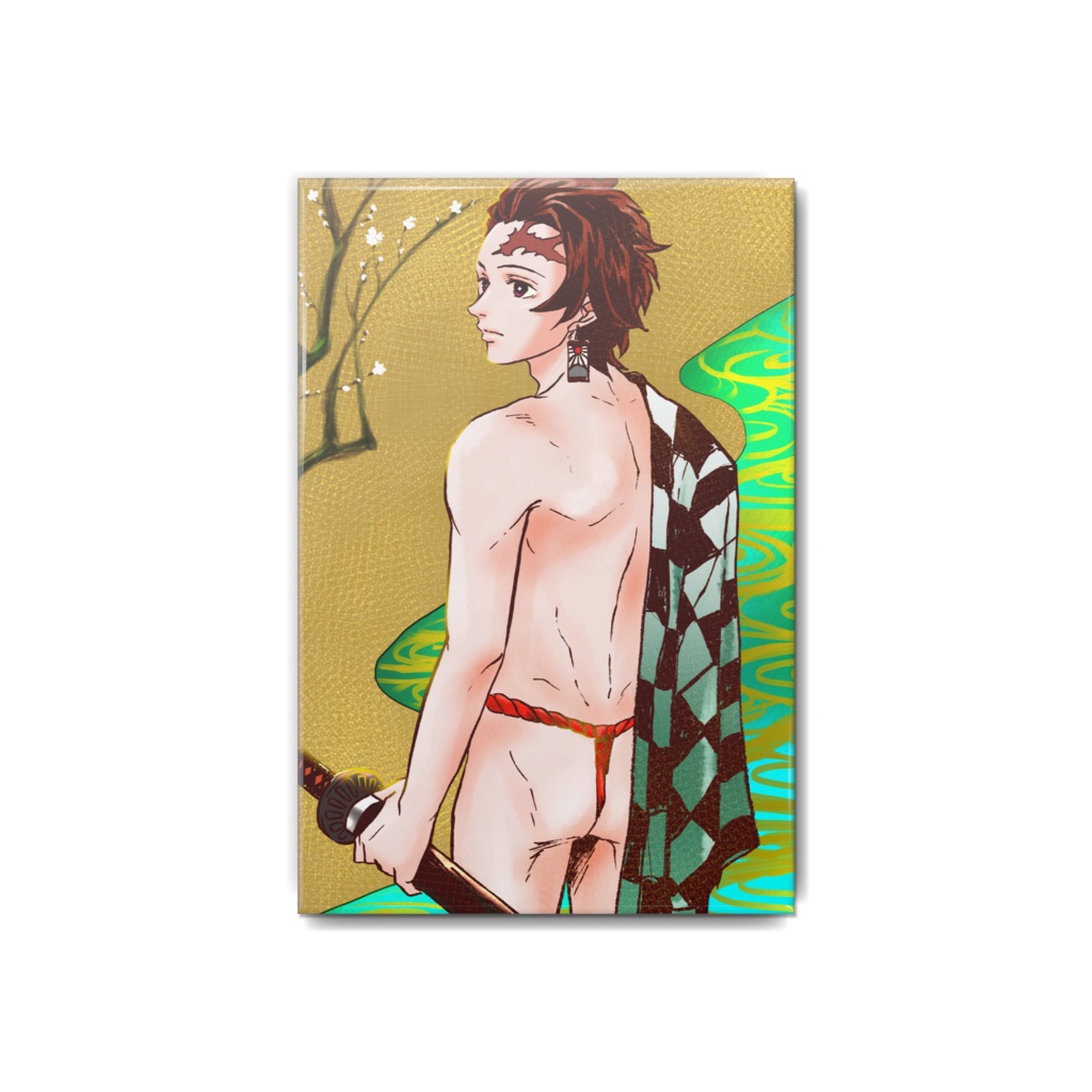 丹治郎褌缶バッジ