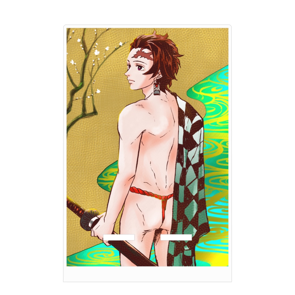 丹治郎褌アクリルスマホスタンド