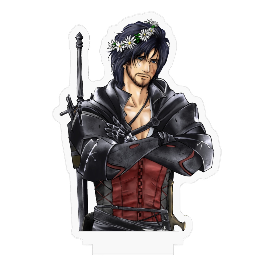 FF16クライヴ雪月花の冠アクリルフィギュア