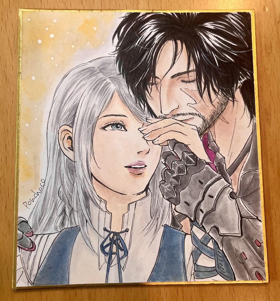 クライヴ&ジル　ミニ色紙