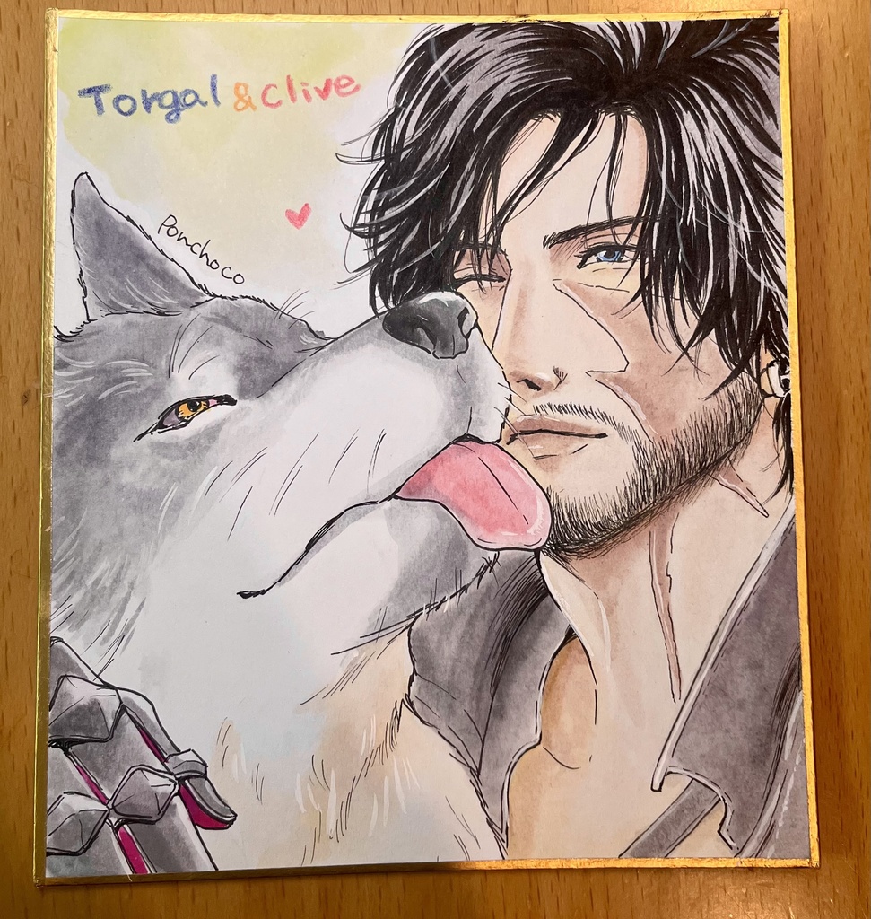 クライヴ&トルガル　ミニ色紙