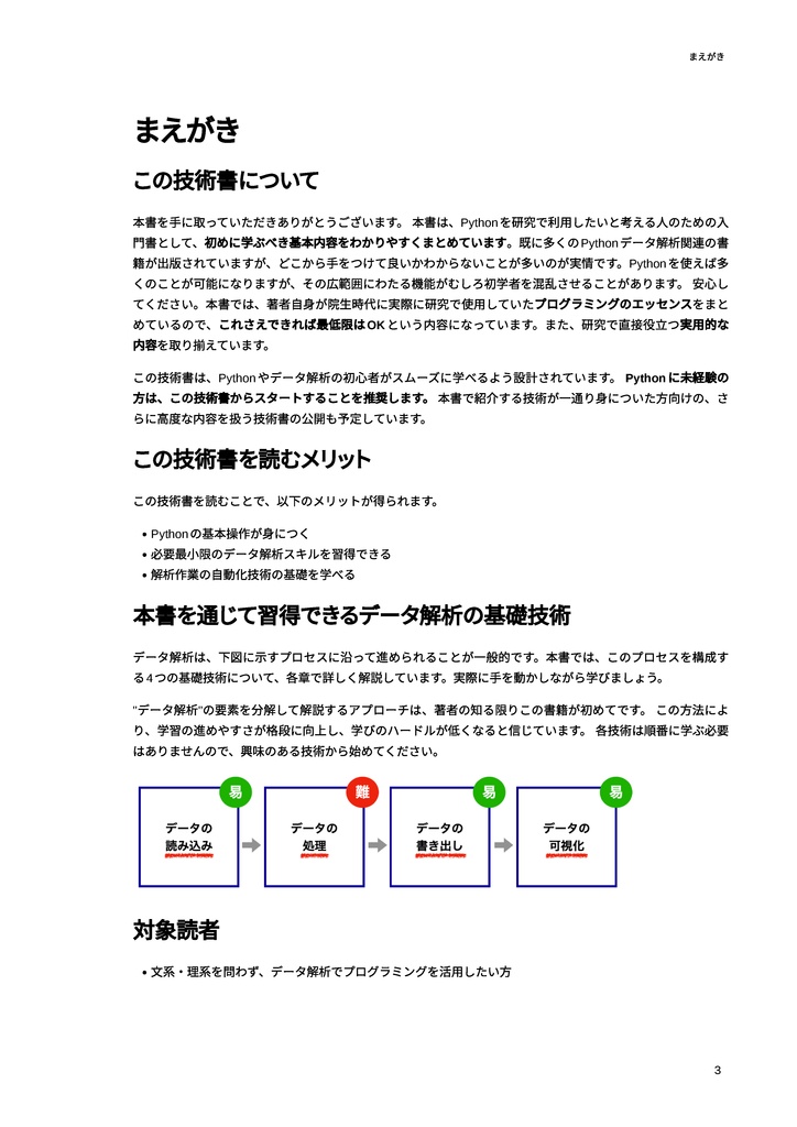 【初心者向け】Pythonを用いたデータ解析入門 ~研究で使えるプログラミングのエッセンス~