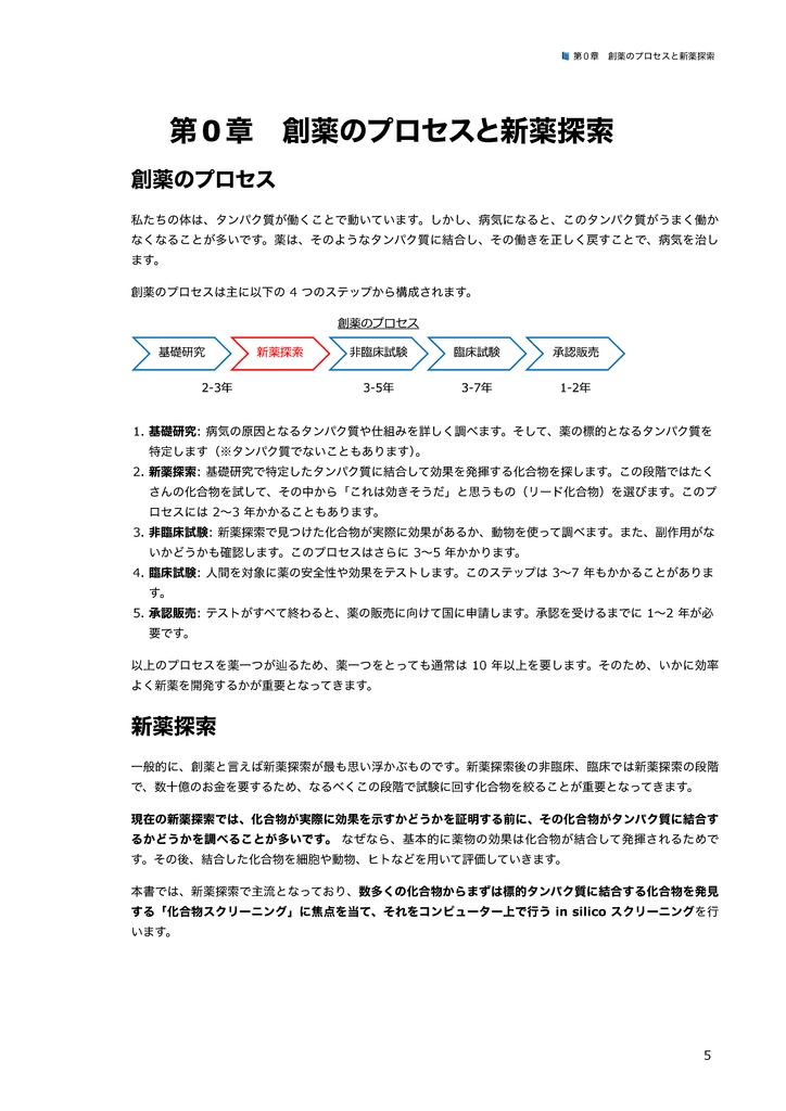 エンジニアとWET研究者のためのコンピュータ創薬入門 ~コンピュータ創薬を体験して、新しい技術を習得しよう~