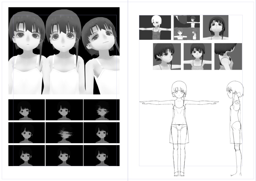 【C96】lainらくがき本+岩倉玲音MMDモデル