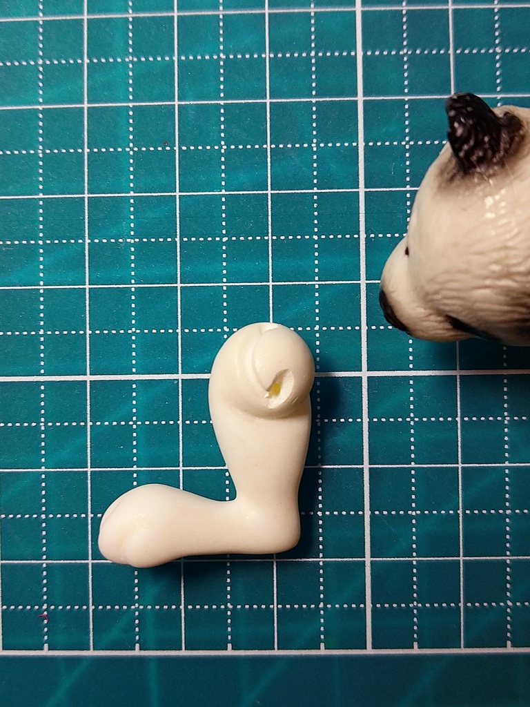 球体関節ウサギ 黒 キット 要加工・旧業者さん複製