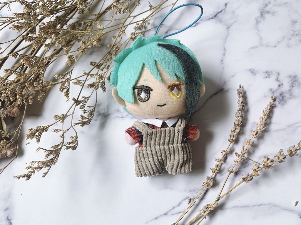 【送料込】リブ柄サロペット＆赤チェックシャツセット【B品】