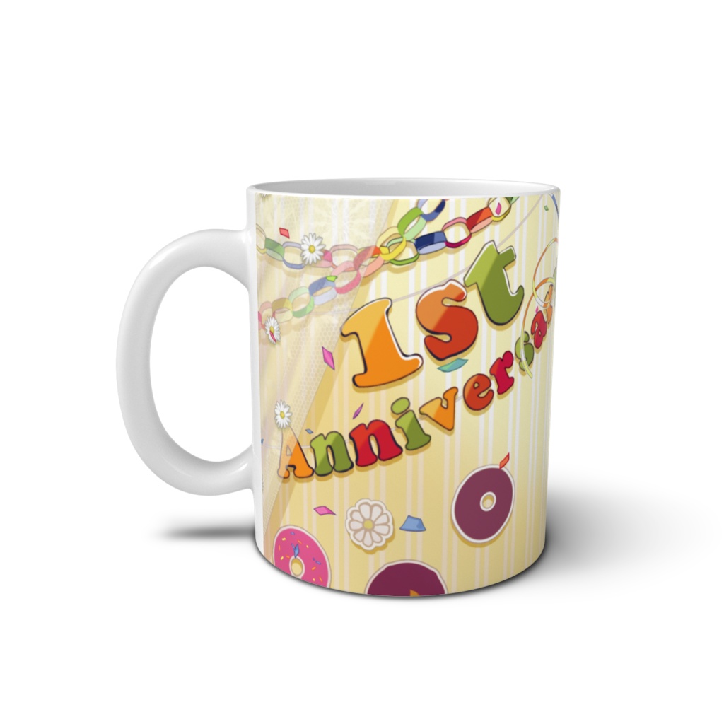 【受注生産】来浦ふれん 活動1周年記念 マグカップ