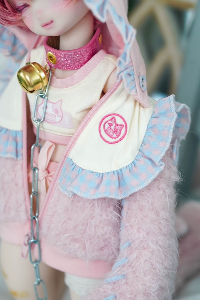 MDD ディーラー様製 モフぬいパーカー 白×灰色 MDD&DDP&KUMAKO ー 【 モフぬいパーカー】フルセット - Garcon