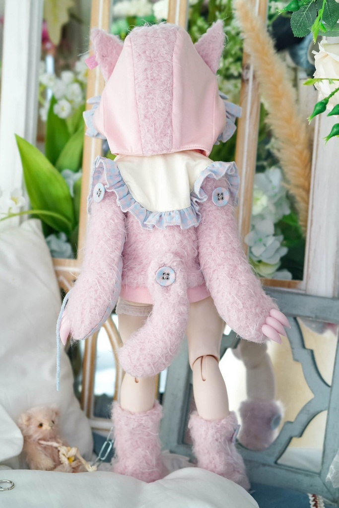 MDD&DDP&KUMAKO ー 【 モフぬいパーカー】フルセット