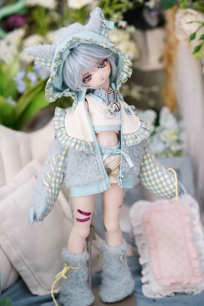 MDD＆DDP＆KUMAKO ー 【 モフぬいパーカー】コート