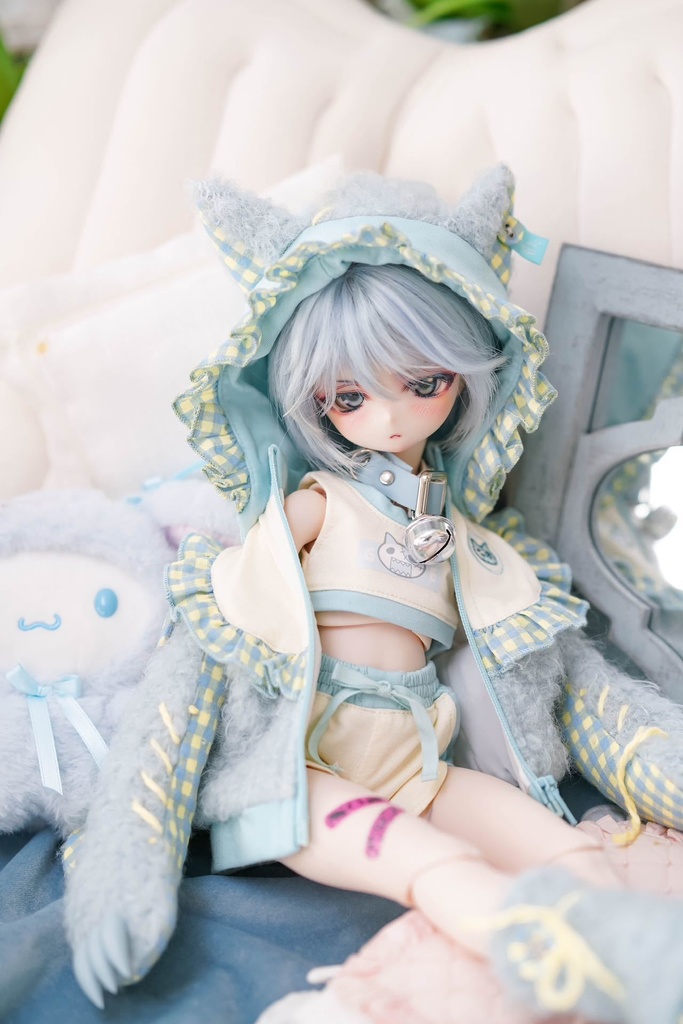 MDD&DDP&KUMAKO ー 【 モフぬいパーカー】コート