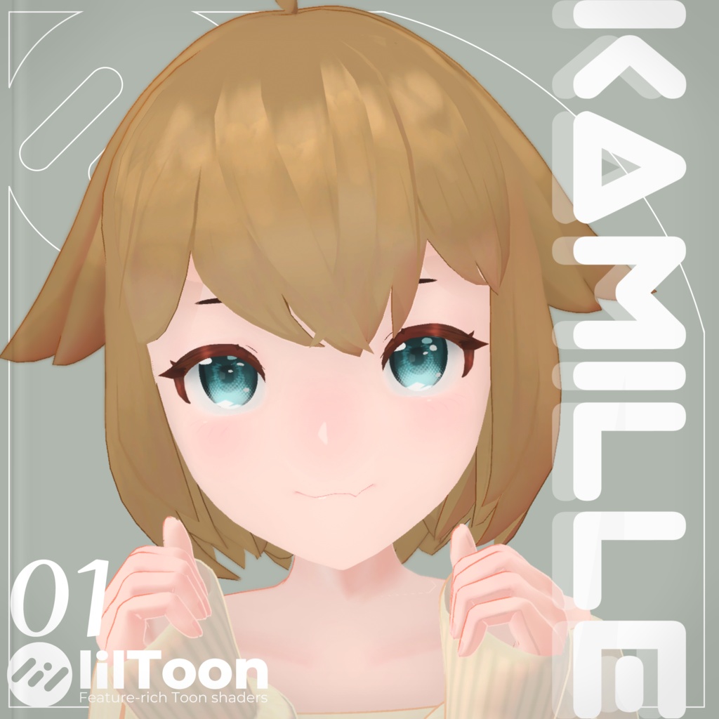 オリジナル3Dモデル【カミルレ-Kamille】